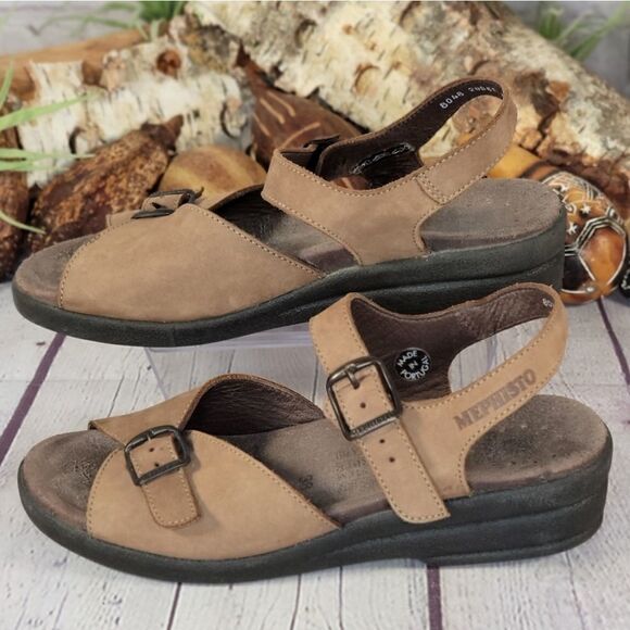 Mephisto Air-Relax Double Buckle Sandals - Picture 4 of 8